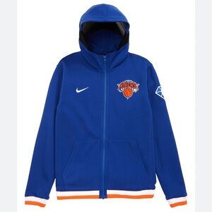 Kids Blue Nike Knicks Jacket